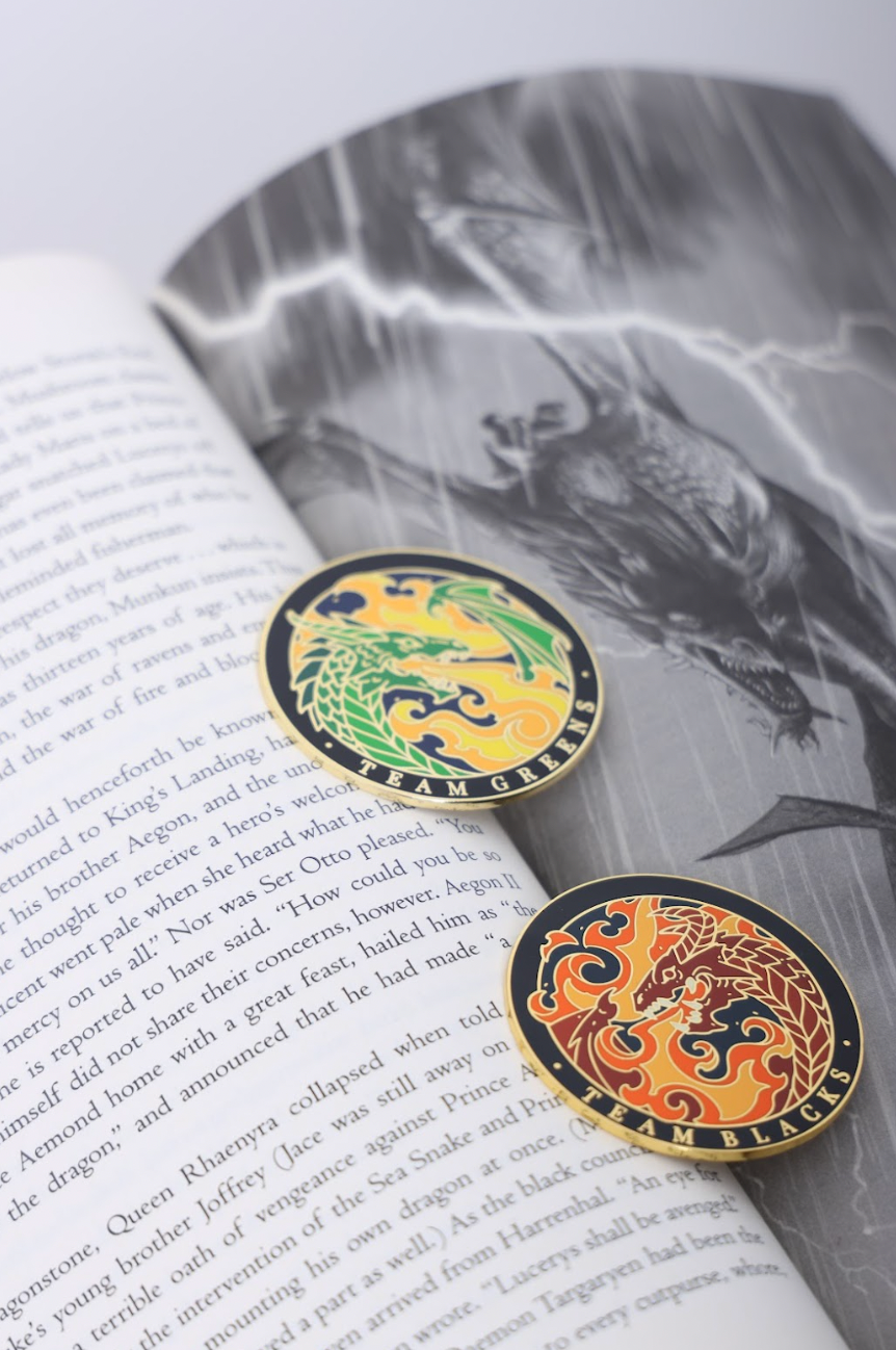 TEAM GREENS ENAMEL PIN
