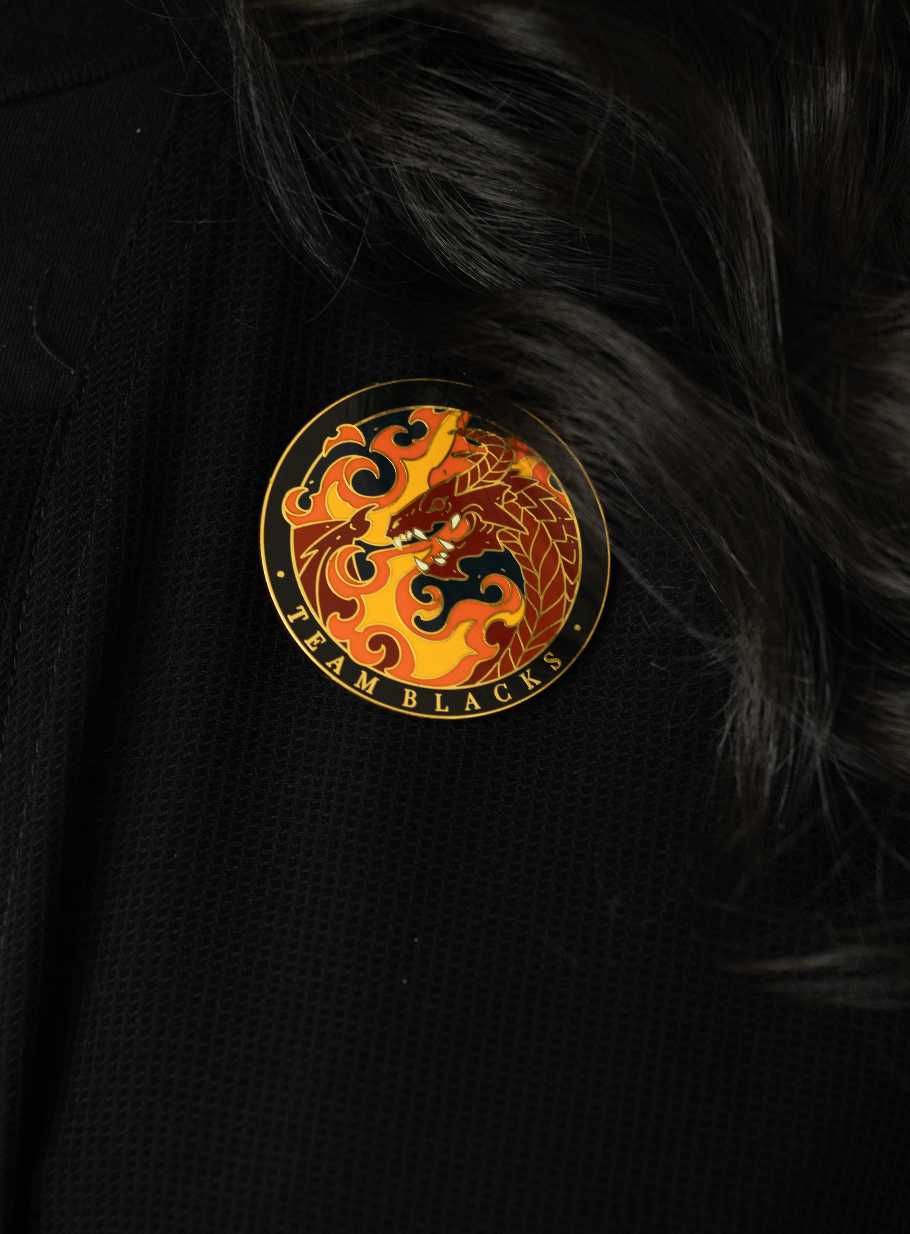 TEAM BLACKS ENAMEL PIN