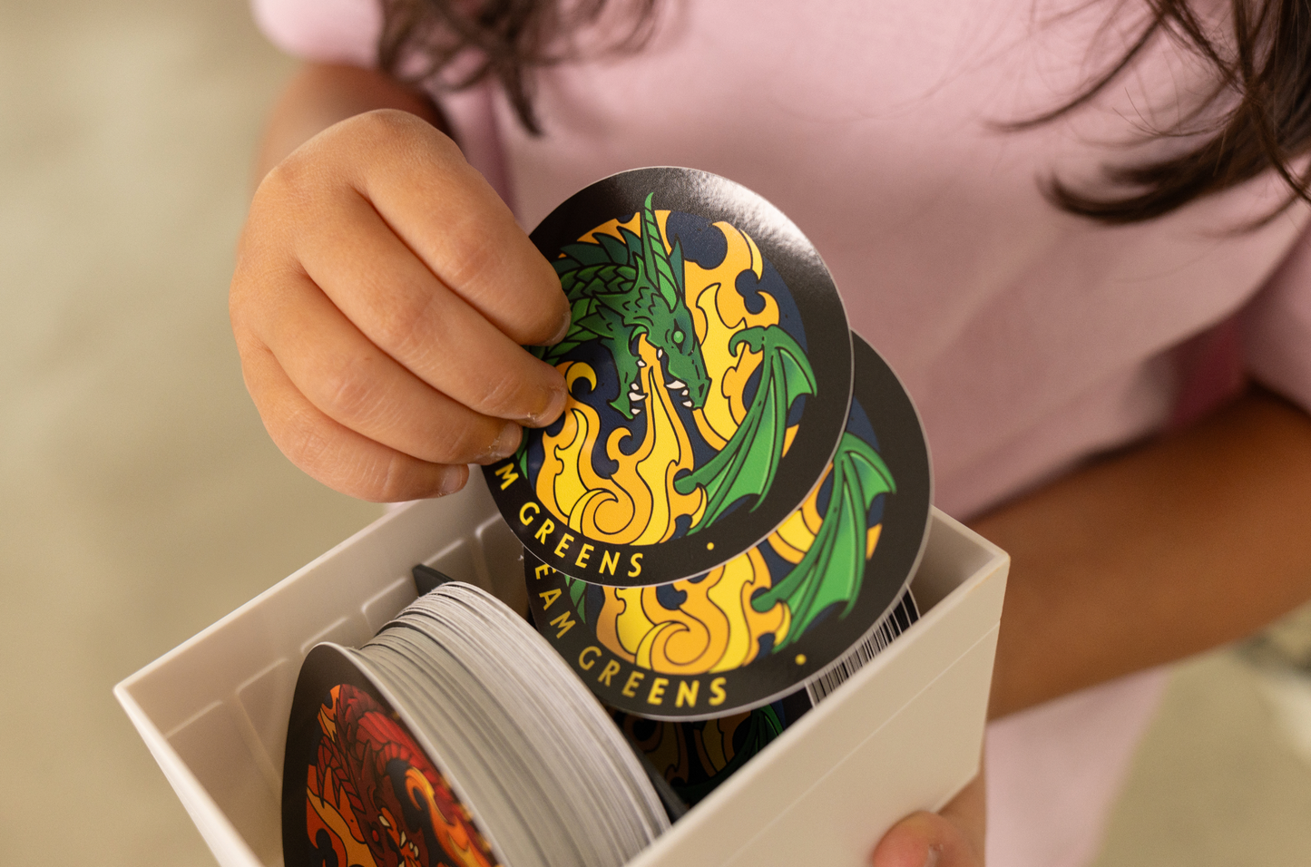 TEAM BLACKS & TEAM GREENS STICKERS