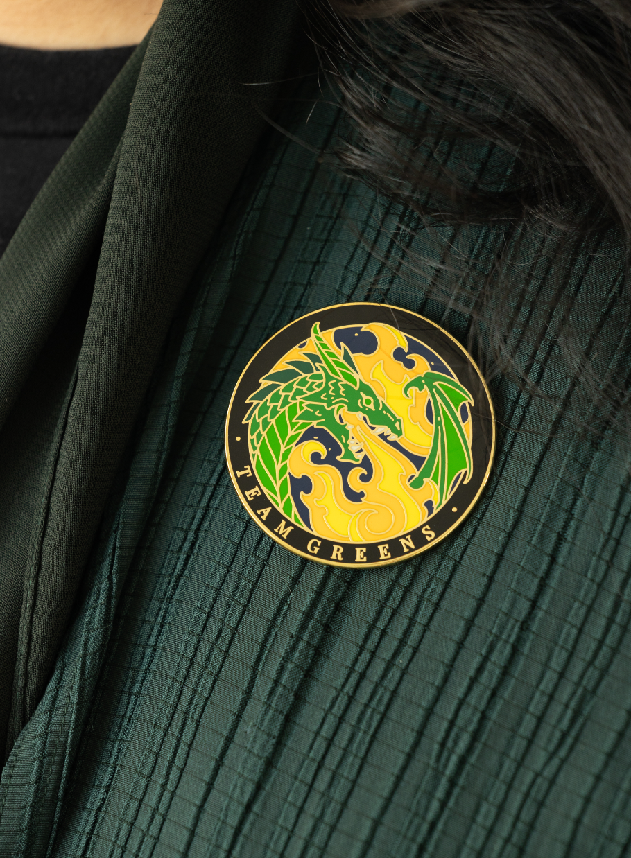 TEAM GREENS ENAMEL PIN